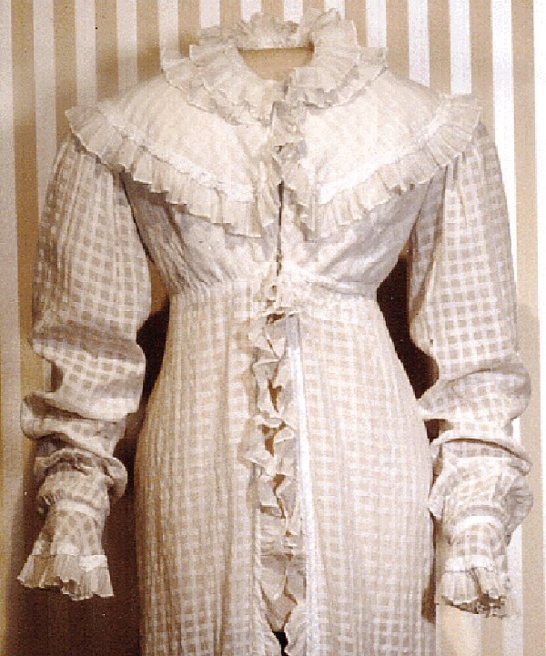 morning gown 1800s